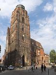 Germany, Mecklenburg-Western Pomerania, Röbel, Nikolaikirche, tree-aisled hall church-Roland T. Frank-Photographic Print