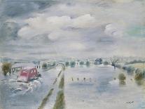 Floods-Roland Vivian Pitchforth-Framed Stretched Canvas