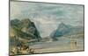 Rolandseck, Nonnenwerth and Dachenfels, 1817-J M W Turner-Mounted Giclee Print