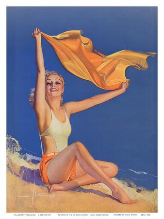Sunshine Pin Up Girl c.1940s