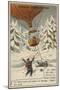 Rolier and Bezier's Postal Balloon Flight from Paris to Norway, December 1870-null-Mounted Giclee Print