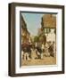 Roll-Call During on Maneuvers, before 1894-Carl Rochling-Framed Giclee Print