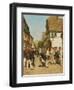 Roll-Call During on Maneuvers, before 1894-Carl Rochling-Framed Giclee Print