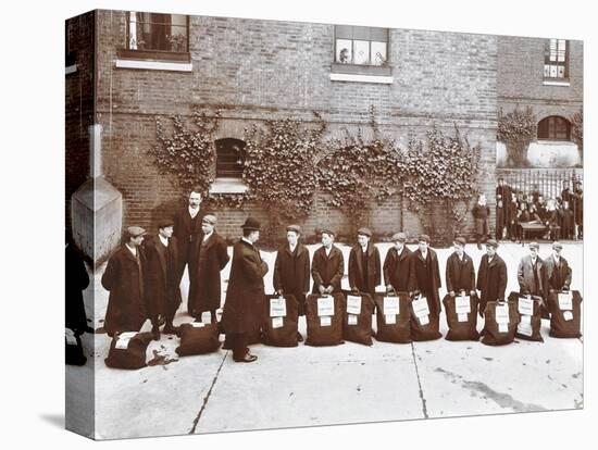 Roll Call of Boys About to Emigrate to Canada, Essex, 1908-null-Stretched Canvas