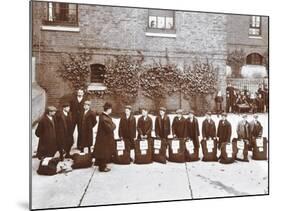 Roll Call of Boys About to Emigrate to Canada, Essex, 1908-null-Mounted Photographic Print