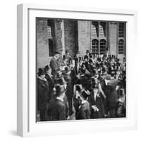 Roll Call of Etonians on the 4th June, Berkshire, C1922-null-Framed Giclee Print