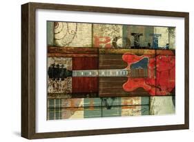 Roll Guitar-Eric Yang-Framed Art Print