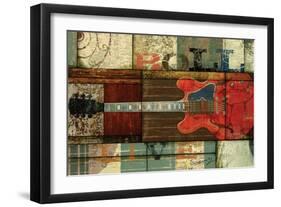 Roll Guitar-Eric Yang-Framed Art Print