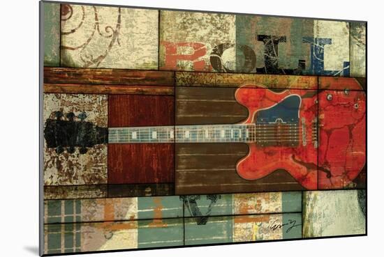 Roll Guitar-Eric Yang-Mounted Art Print