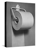 Roll of Toilet Paper, Illustrating the Shortage-Nina Leen-Stretched Canvas