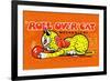 Roll Over Cat-null-Framed Premium Giclee Print