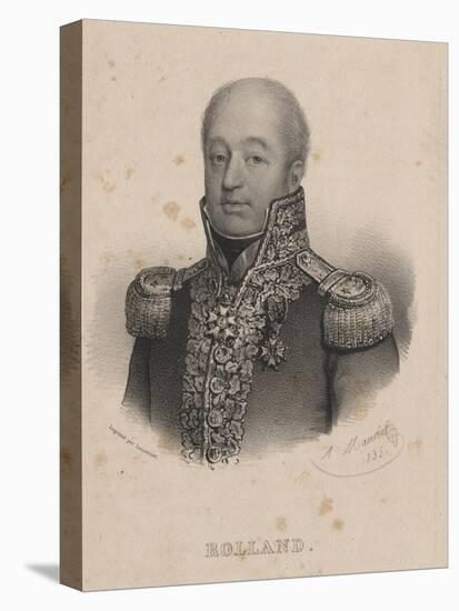 Rolland, Litho by Lemercier, 1835-Antoine Maurin-Stretched Canvas