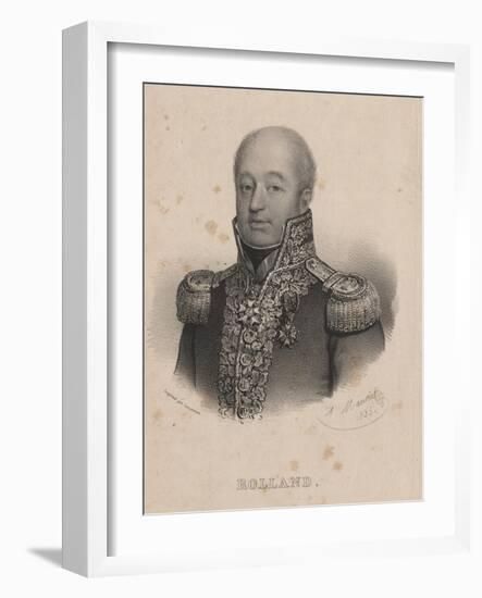 Rolland, Litho by Lemercier, 1835-Antoine Maurin-Framed Giclee Print