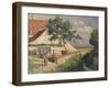 Rolleboise, Behind the Church (La Maison Luce), C.1920-Maximilien Luce-Framed Giclee Print