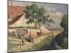 Rolleboise, Behind the Church (La Maison Luce), C.1920-Maximilien Luce-Mounted Giclee Print