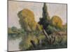 Rolleboise, Small Arm of the Seine in Autumn, C.1925-Maximilien Luce-Mounted Giclee Print