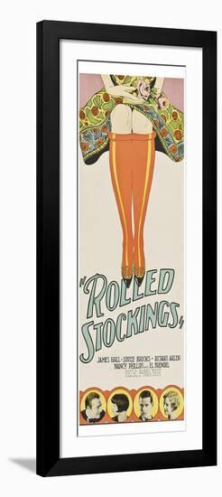 Rolled Stockings-null-Framed Art Print