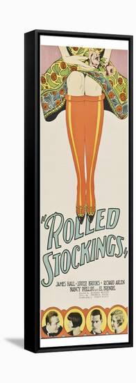 Rolled Stockings-null-Framed Stretched Canvas