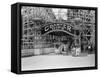 Roller Coaster at Glen Echo Park Photograph - Maryland-Lantern Press-Framed Stretched Canvas