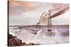 Roller Coaster Bridge-Trends International-Stretched Canvas