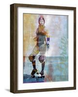 Roller Derby-Greg Simanson-Framed Giclee Print