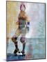 Roller Derby-Greg Simanson-Mounted Giclee Print