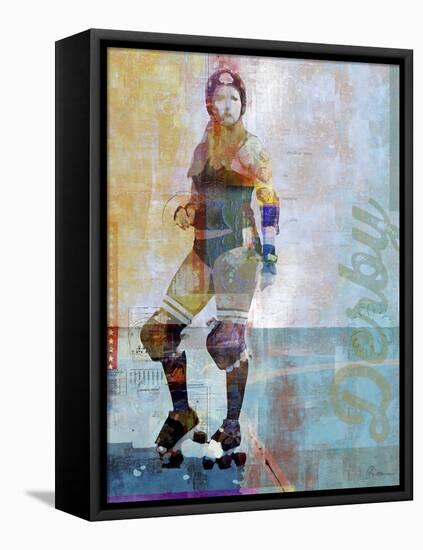 Roller Derby-Greg Simanson-Framed Stretched Canvas
