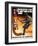 Roller Hockey Promotion-Lantern Press-Framed Art Print