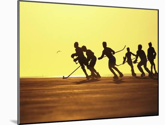 Roller Hockey-null-Mounted Photographic Print