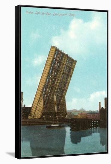 Roller Lift Bridge, Bridgeport, Connecticut-null-Framed Stretched Canvas