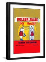 Roller Skate For Health-null-Framed Art Print