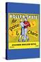 Roller Skate - Poise & Charm-null-Stretched Canvas