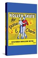 Roller Skate - Poise & Charm-null-Stretched Canvas