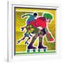 Roller Skate Race - Jack & Jill-Allan Eitzen-Framed Giclee Print