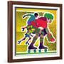 Roller Skate Race - Jack & Jill-Allan Eitzen-Framed Giclee Print