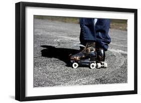 Roller Skates Central Park NYC-null-Framed Photo