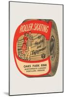 Roller Skating For Health And Enjoyment-null-Mounted Art Print