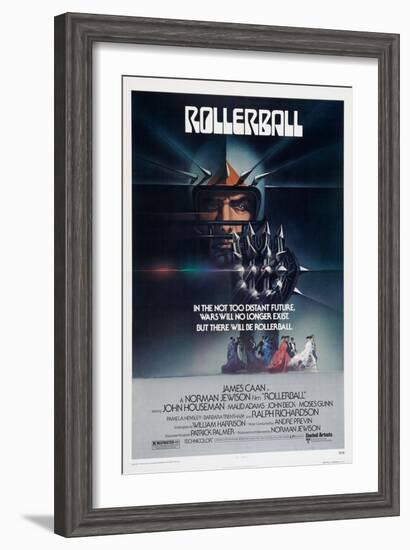 Rollerball, poster, 1975-null-Framed Art Print