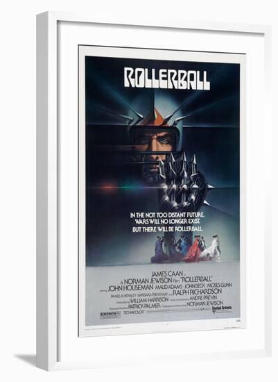 Rollerball, poster, 1975-null-Framed Art Print