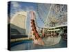 Rollercoaster and Fun Fair Amusement Park, Minato Mirai, Yokohama, Japan-Christian Kober-Stretched Canvas