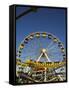 Rollercoaster at the Santa Monica Pier, Santa Monica, Los Angeles, California, USA-Kober Christian-Framed Stretched Canvas