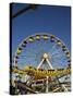 Rollercoaster at the Santa Monica Pier, Santa Monica, Los Angeles, California, USA-Kober Christian-Stretched Canvas