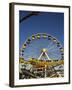 Rollercoaster at the Santa Monica Pier, Santa Monica, Los Angeles, California, USA-Kober Christian-Framed Photographic Print