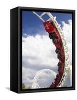 Rollercoaster, Sea World, Gold Coast, Queensland, Australia-David Wall-Framed Stretched Canvas