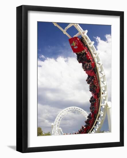 Rollercoaster, Sea World, Gold Coast, Queensland, Australia-David Wall-Framed Photographic Print