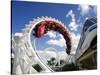 Rollercoaster, Sea World, Gold Coast, Queensland, Australia-David Wall-Stretched Canvas