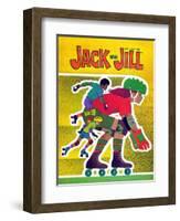 Rollerskating - Jack and Jill, April 1982-Allan Eitzen-Framed Giclee Print