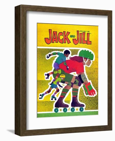 Rollerskating - Jack and Jill, April 1982-Allan Eitzen-Framed Giclee Print