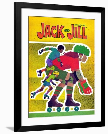 Rollerskating - Jack and Jill, April 1982-Allan Eitzen-Framed Giclee Print