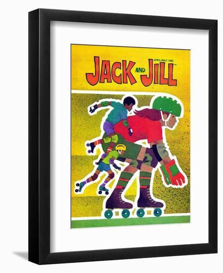 Rollerskating - Jack and Jill, April 1982-Allan Eitzen-Framed Premium Giclee Print